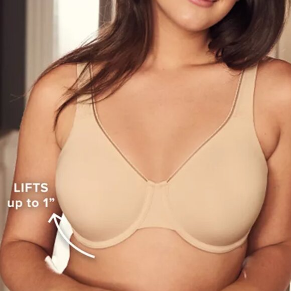 Wacoal High Standards Underwire Bra Full Coverage Sand Nude Size 42C - Picture 4 of 9